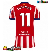 Camisa de Futebol Atletico Madrid Ademola Lookman #11 Equipamento Principal Mulheres 2026-27 Manga Curta